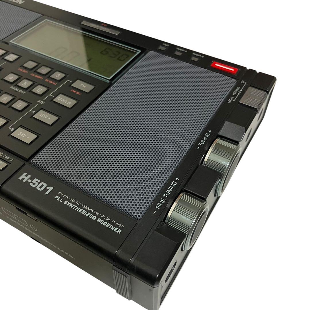 TECSUN テックサン　短波ラジオ　ラジオ　H-501 日本語説明書付き