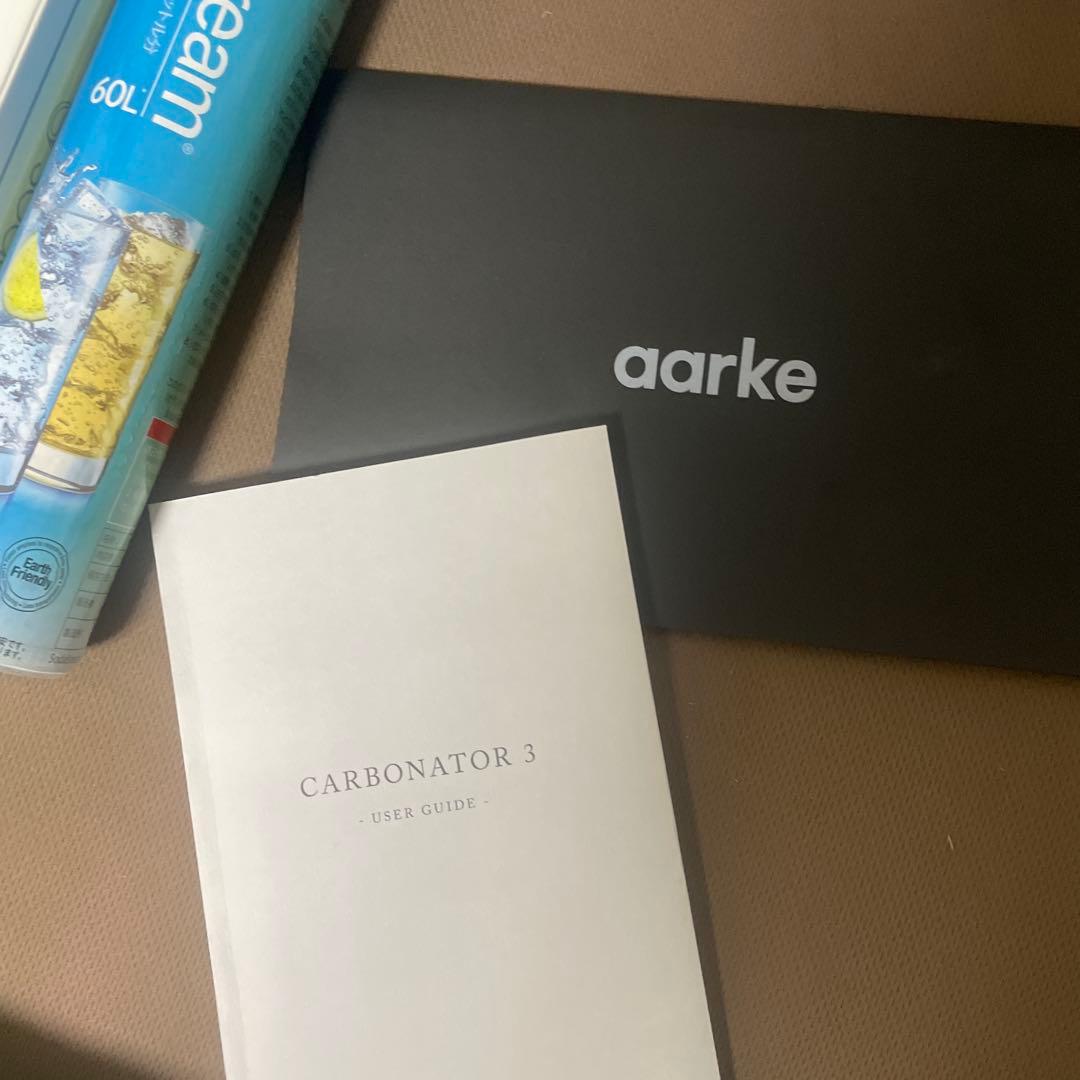 AARKE(アールケ)カーボネーター3 マットブラック 炭酸水メーカー