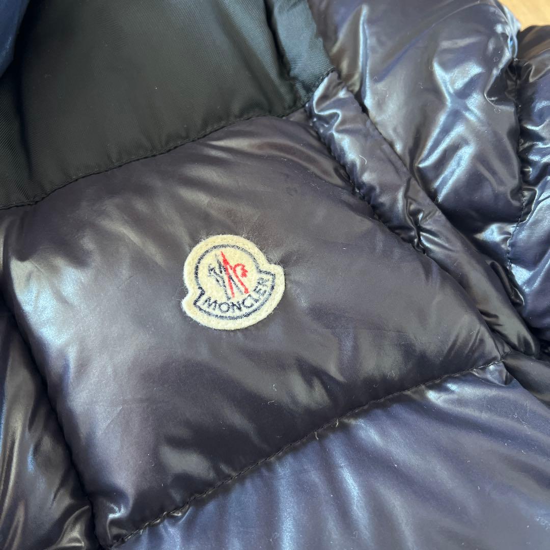 モンクレール　ネイビー×グリーン　ダウンジャケット 2way