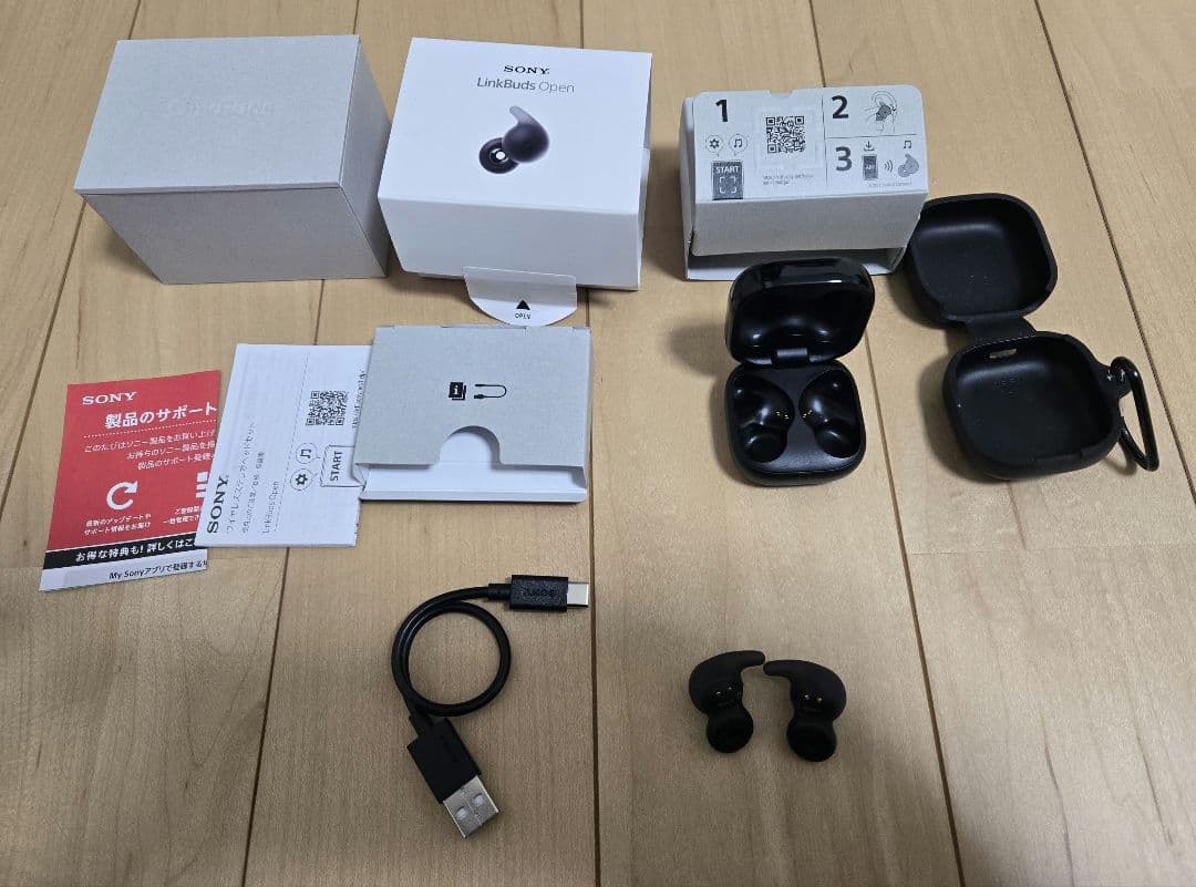 美品　Link Buds Open WF-L910 ブラック