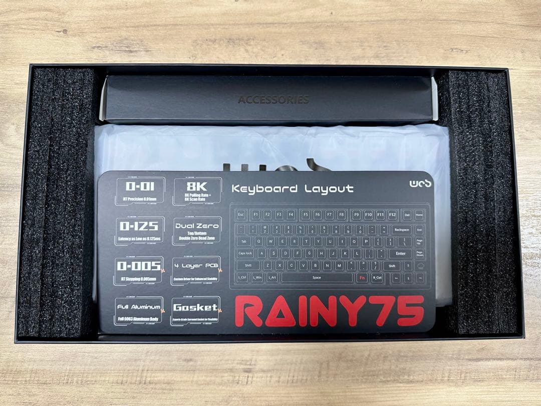 【24時間以内発送‼️】WOBKEY Rainy 75 RT PRO