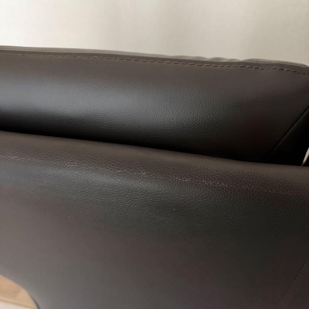 Nシールドコウテイ3 ダークブラウン 2人用ソファ