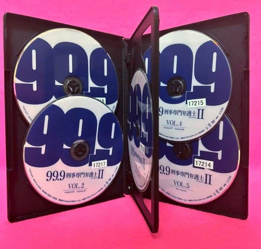 99.9刑事専門弁護士 season1+2+the movie DVD 全11卷