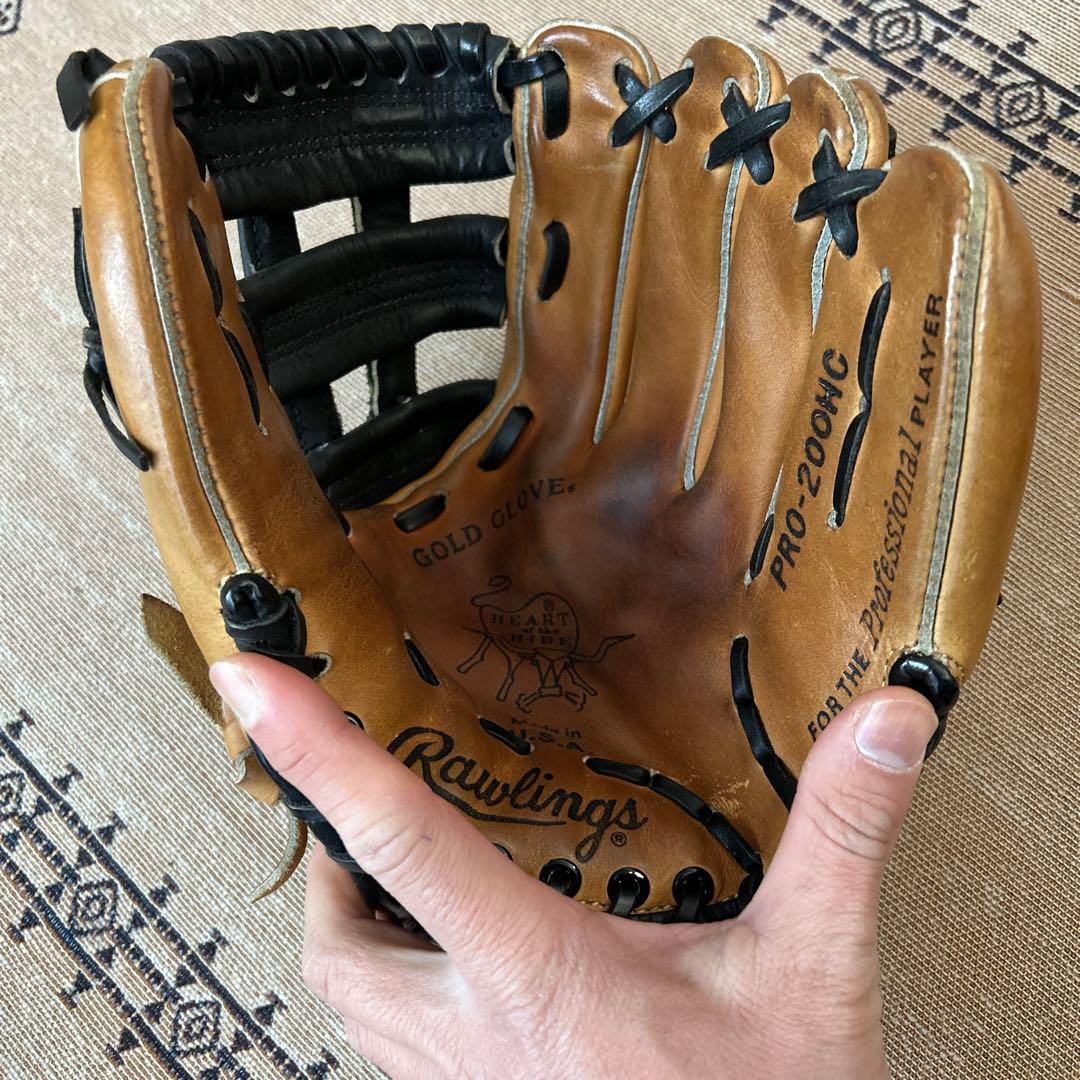 【USA製】ローリングス HOH 硬式 内野手用グローブ PRO-200HC