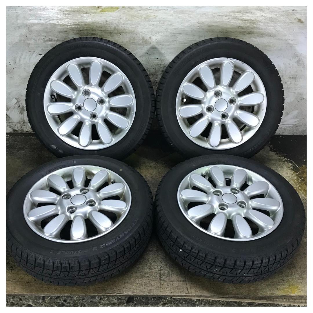 264 BRIDGESTONE 155/65R14 ラパン 純正 スタッドレス