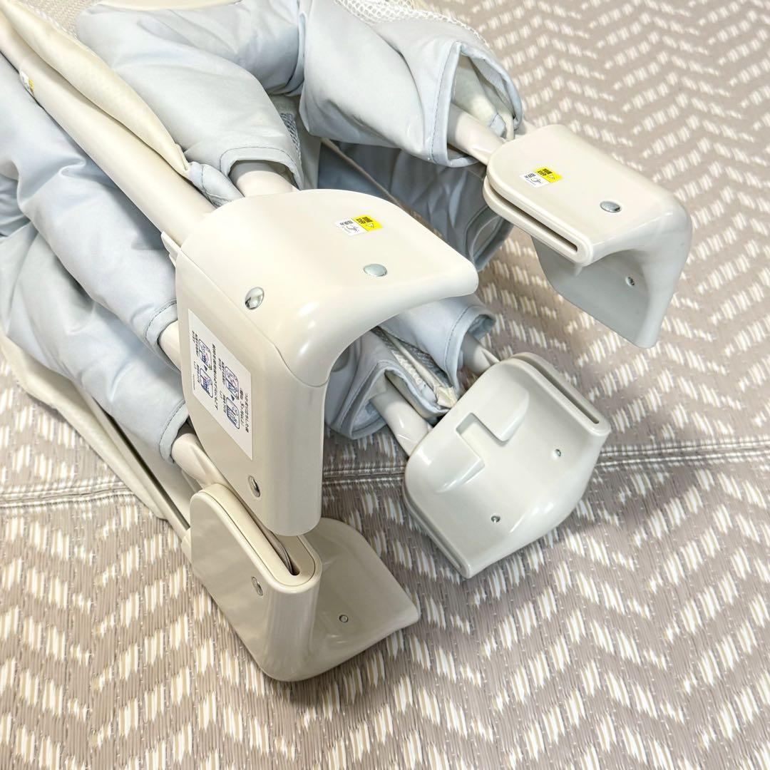 アップリカ　ココネルエアーAB ホワイトグレー Aprica ベビーベッド