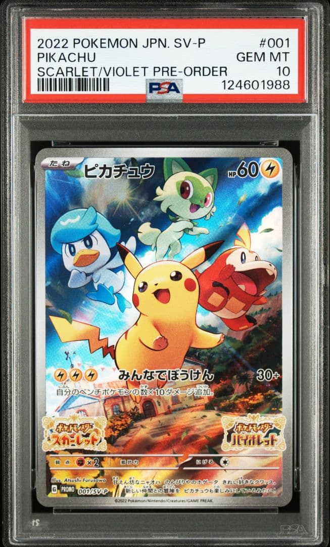 ポケモンカード　ピカチュウ　スカバイ　プロモ　psa10　2連番