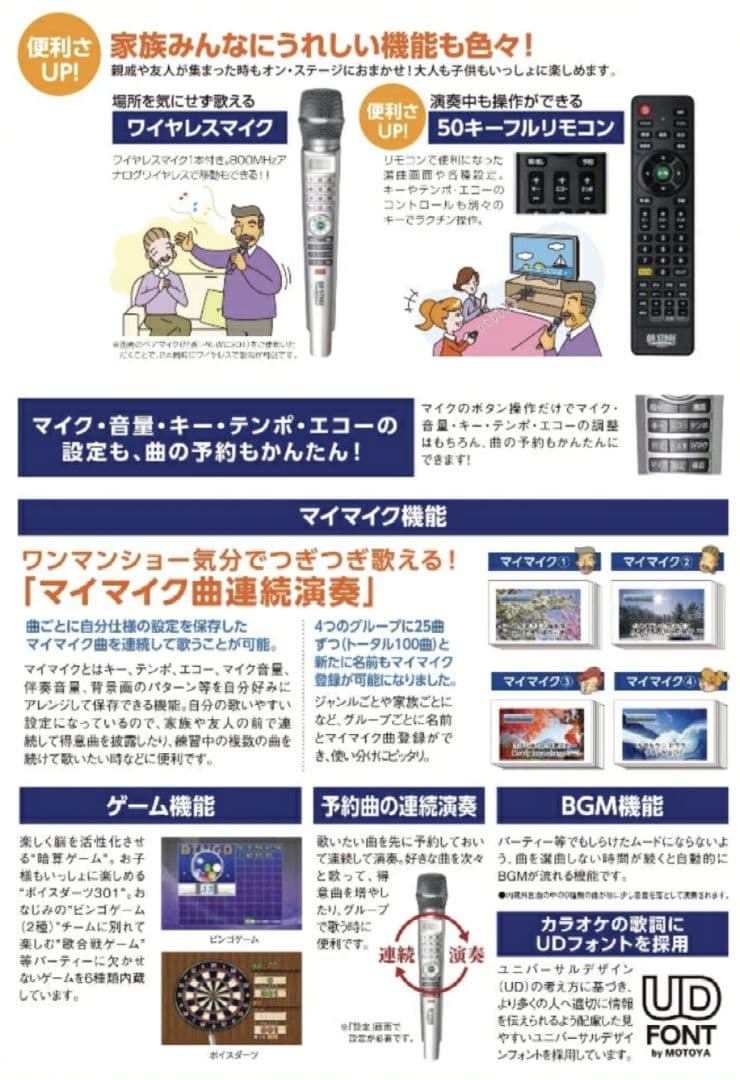 【佐藤商事・2021年製・上級機】ONSTAGE　PK-WA100 お家カラオケ