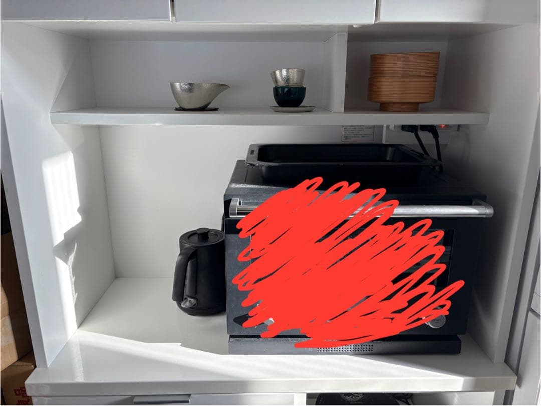 【sawa】食器棚　キッチンボード　エトナ90KB　ニトリ　幅89cm