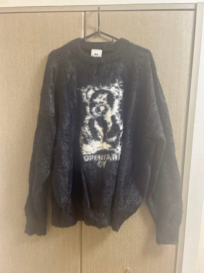 【美品】OY/オーワイ ヘアリーシャドーオードリーニット