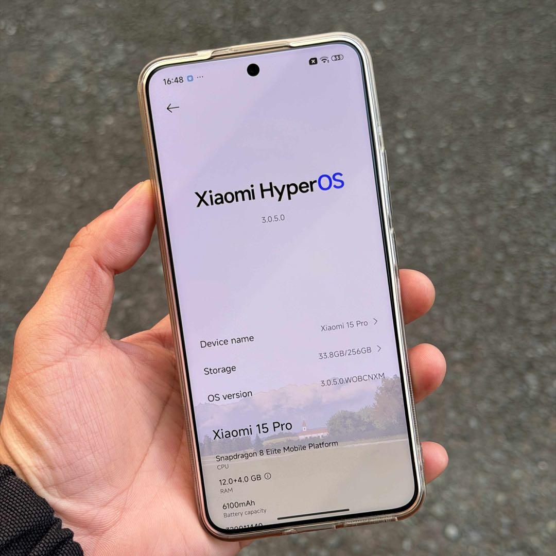 Xiaomi Mi 15 Pro 12/256GB 国内版 SIMフリーグレー