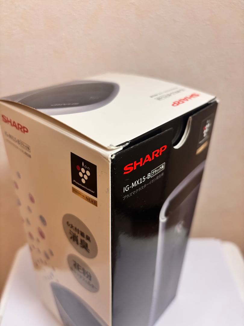 SHARP IG-MX15-B ブラック プラズマクラスターイオン発生器