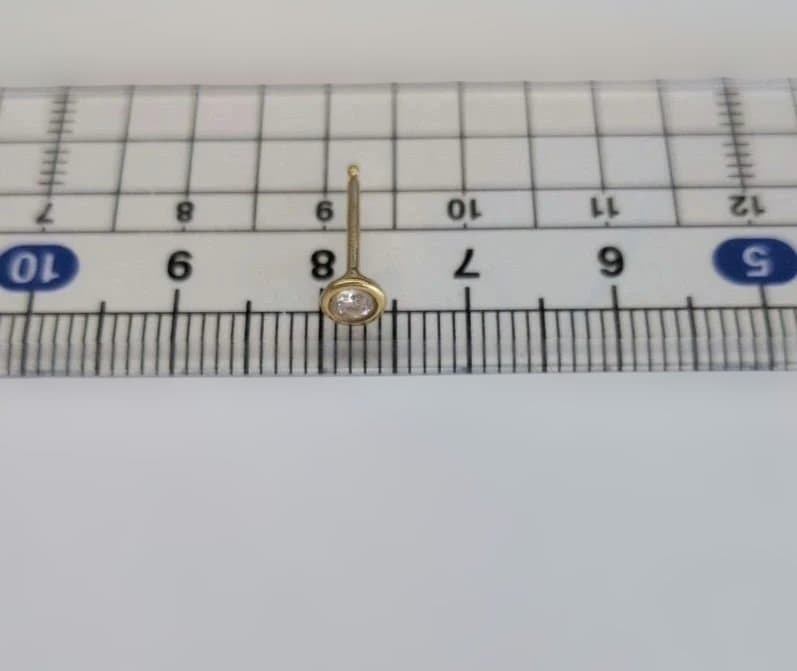 Tiffany バイザヤード ピアス K18YG 　片耳