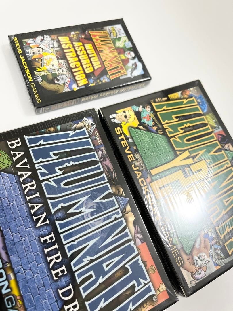 特別枠】イルミナティカード未開封BOX3箱《フリーメイソン》絶版廃盤伝説