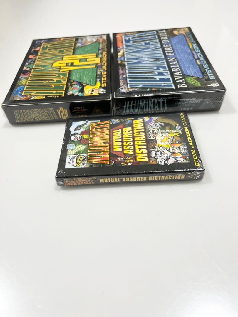 特別枠】イルミナティカード未開封BOX3箱《フリーメイソン》絶版廃盤伝説