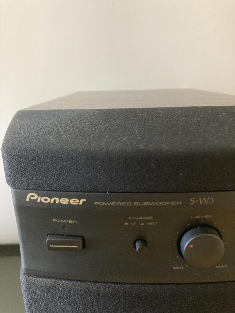 パイオニアS-W3 サブウーファー+スピーカーセット(5台)