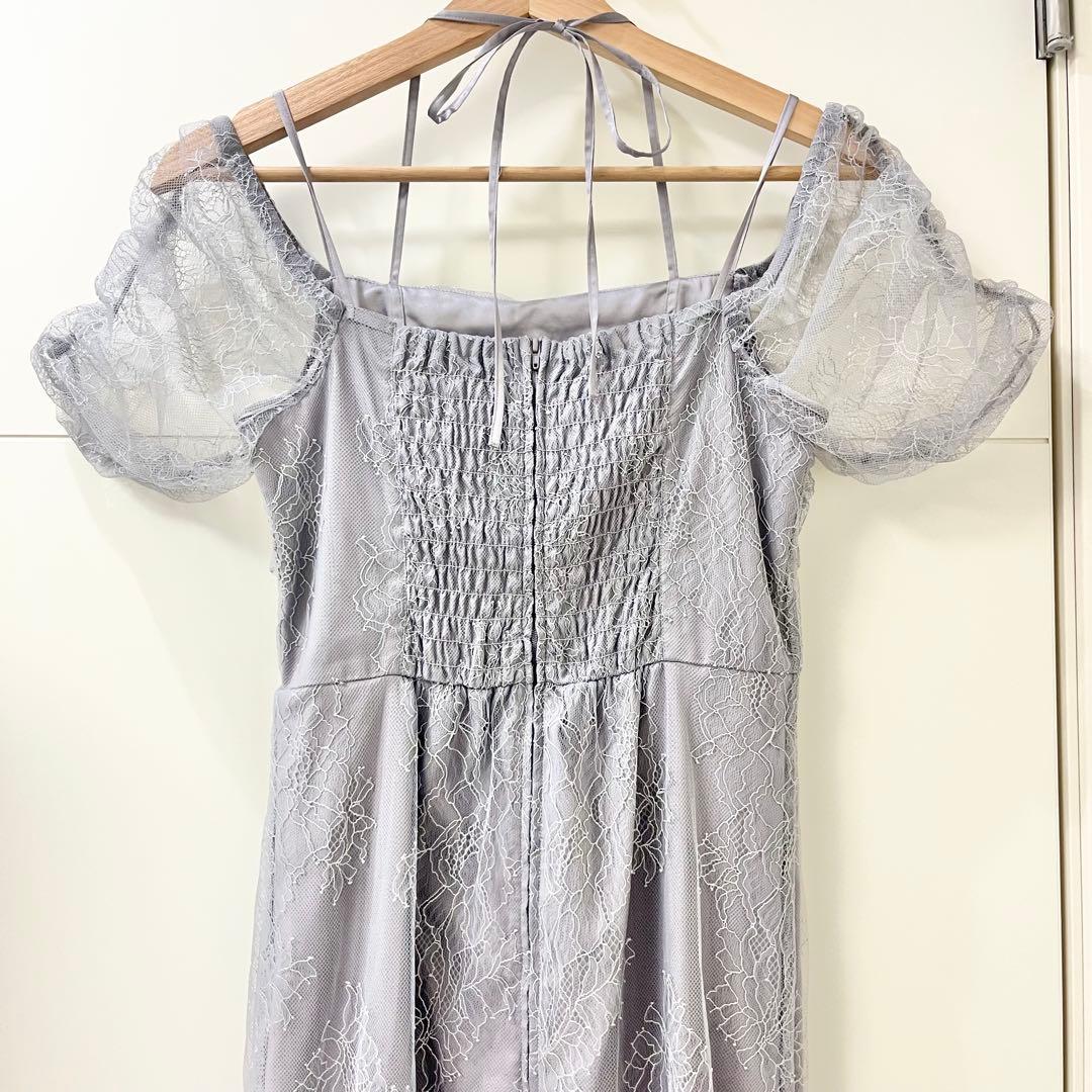 【新品】SNIDEL スナイデル　ギャザードレープレースドレス