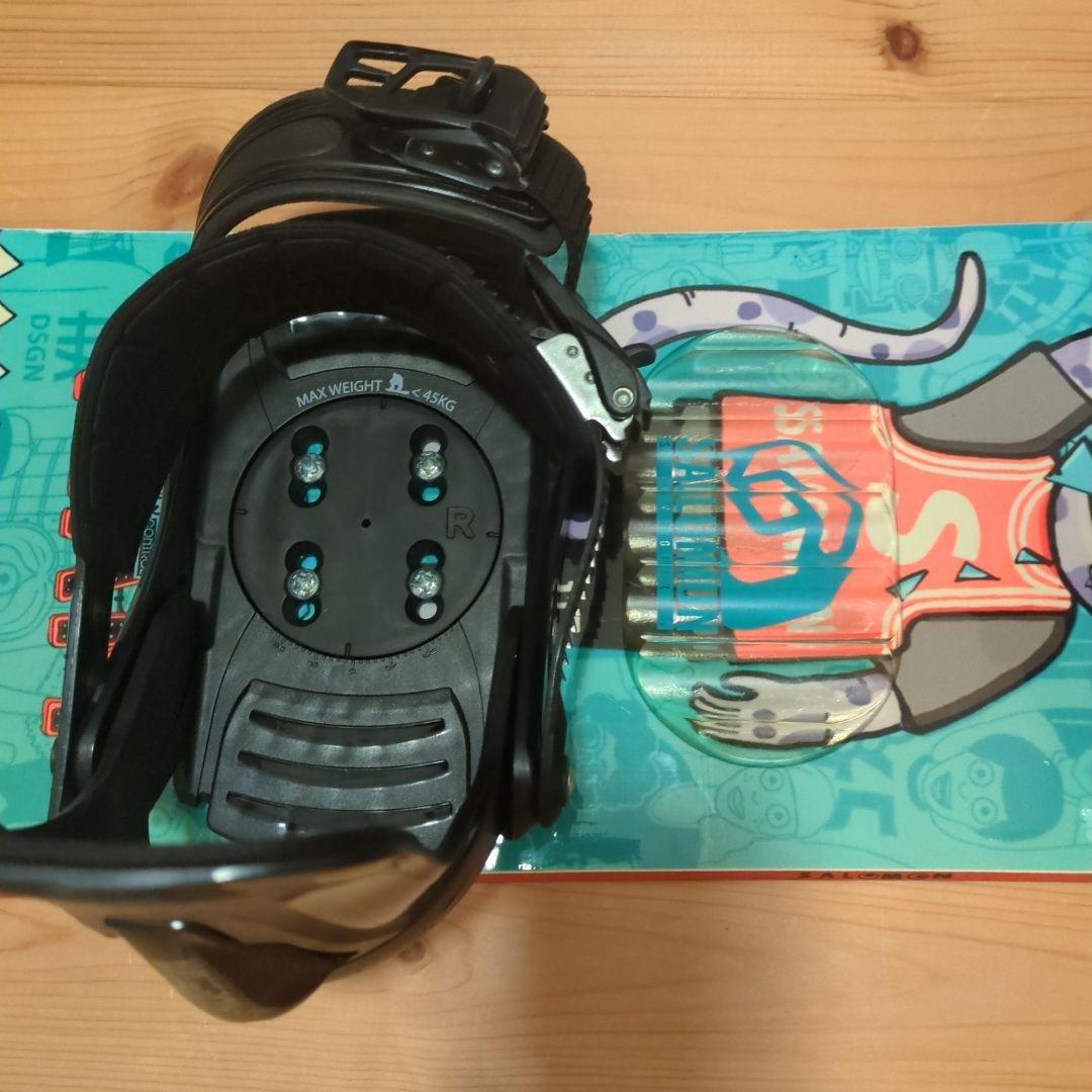 SALOMON 子ども用スノーボード バインディング付き 115cm