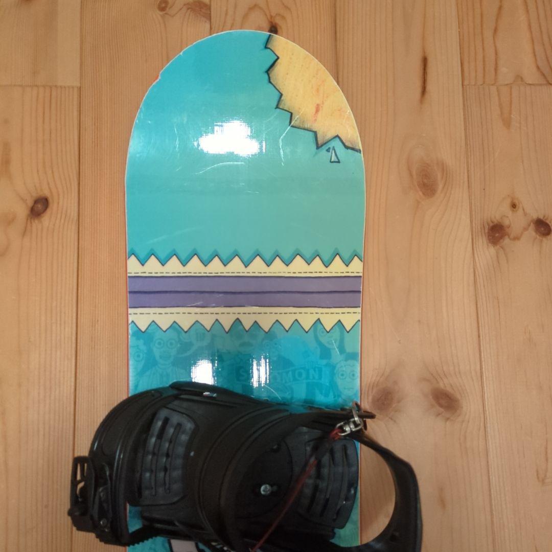 SALOMON 子ども用スノーボード バインディング付き 115cm