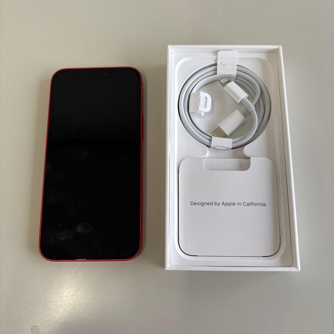 Apple iPhone 12 mini (Product Red) 本体
