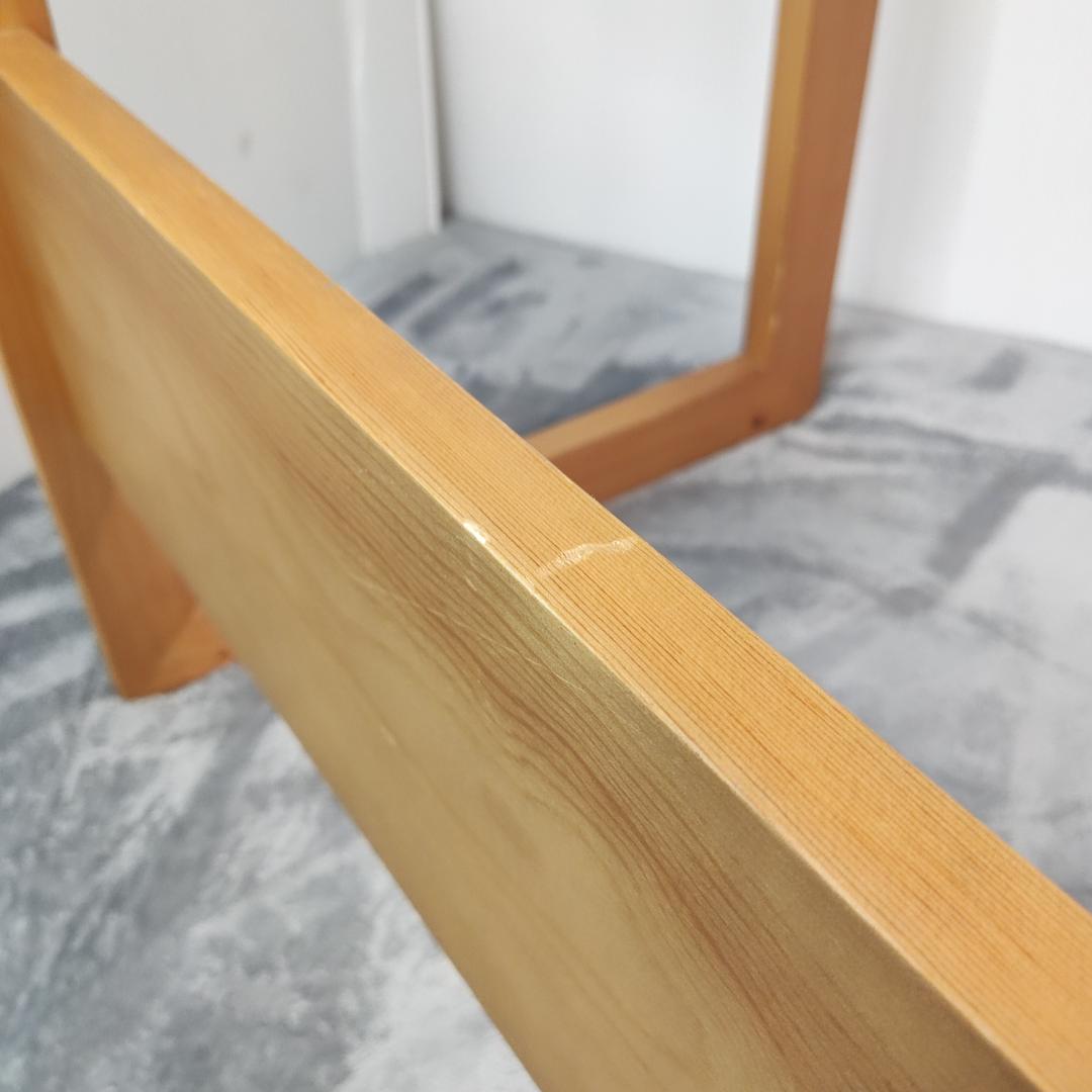 木製　高さ調整可能　学習机　作業台　ワークデスク　幅69 奥行44 高さ79