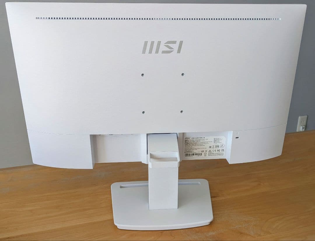 MSI PRO MP243X Series モニター　23.8インチ ホワイト