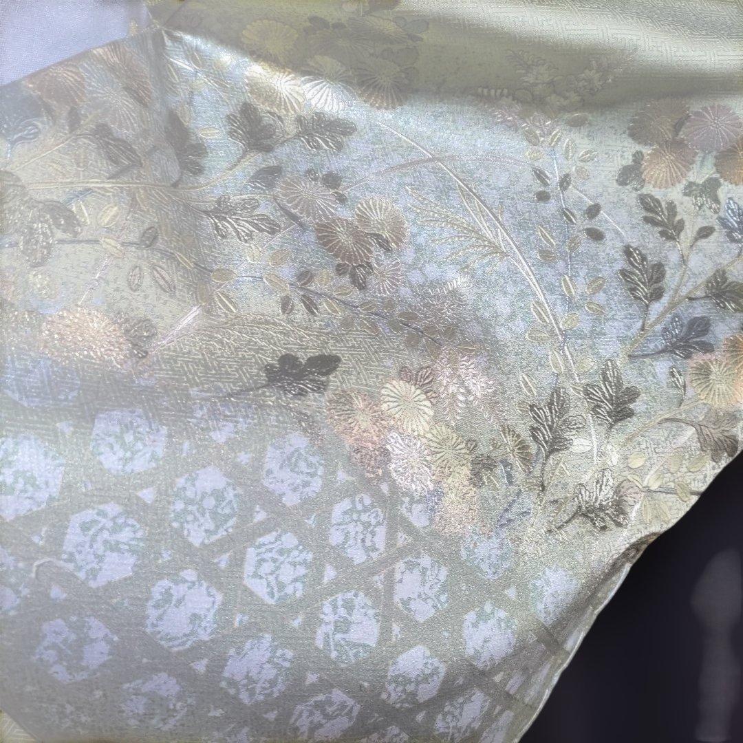 新春セール！訪問着フルセット 金銀彩 しつけ糸付き