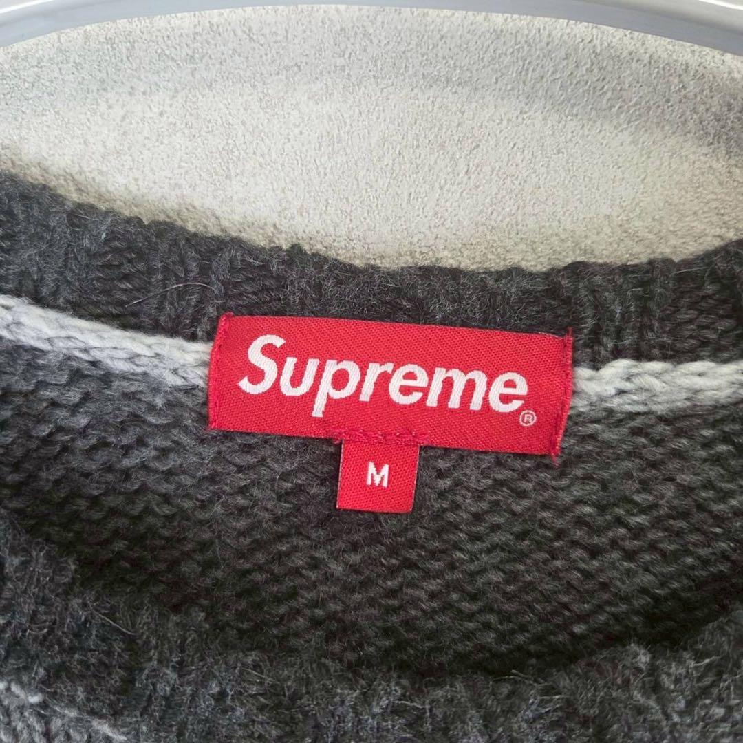 美品 22AW Supreme Gradient Stripe Sweater