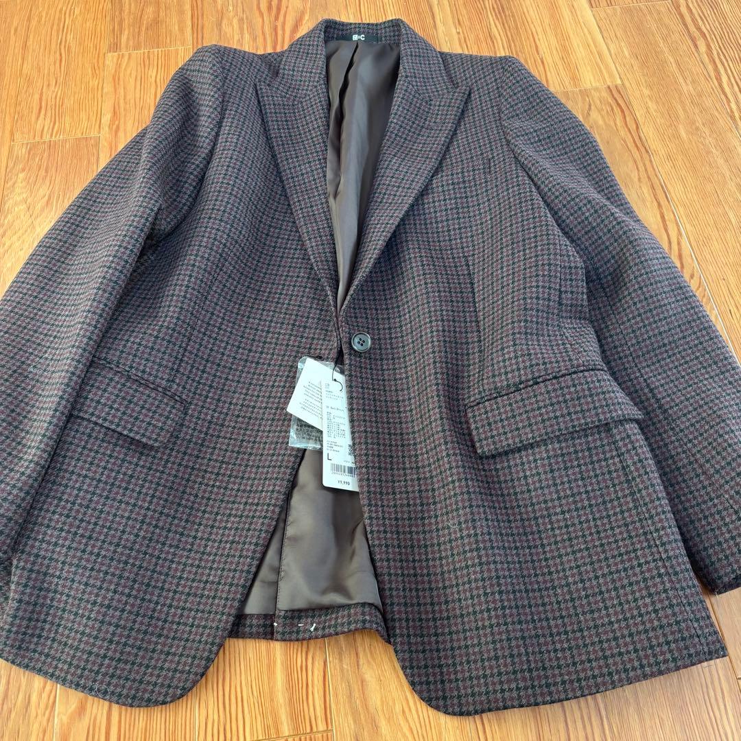 ユニクロC ツイードテーラードジャケット