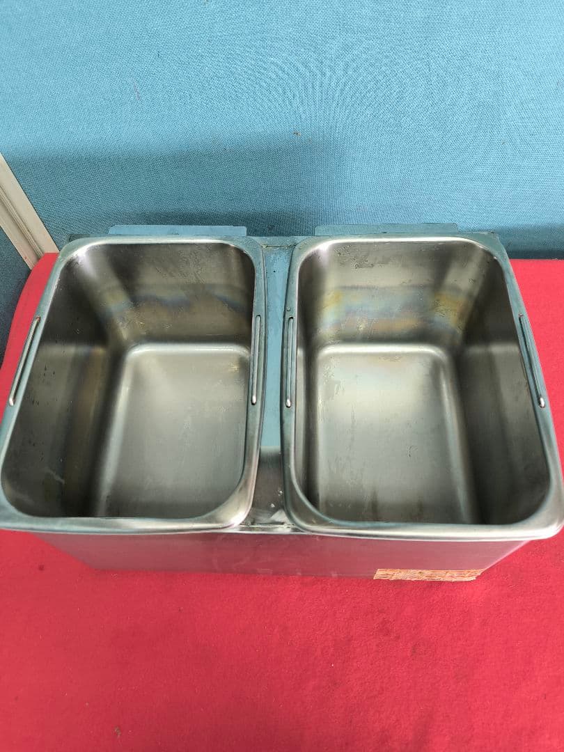 美品　ダイシン　二槽式電気卓上フライヤー　4Lミニフライヤー　FL-DS4W