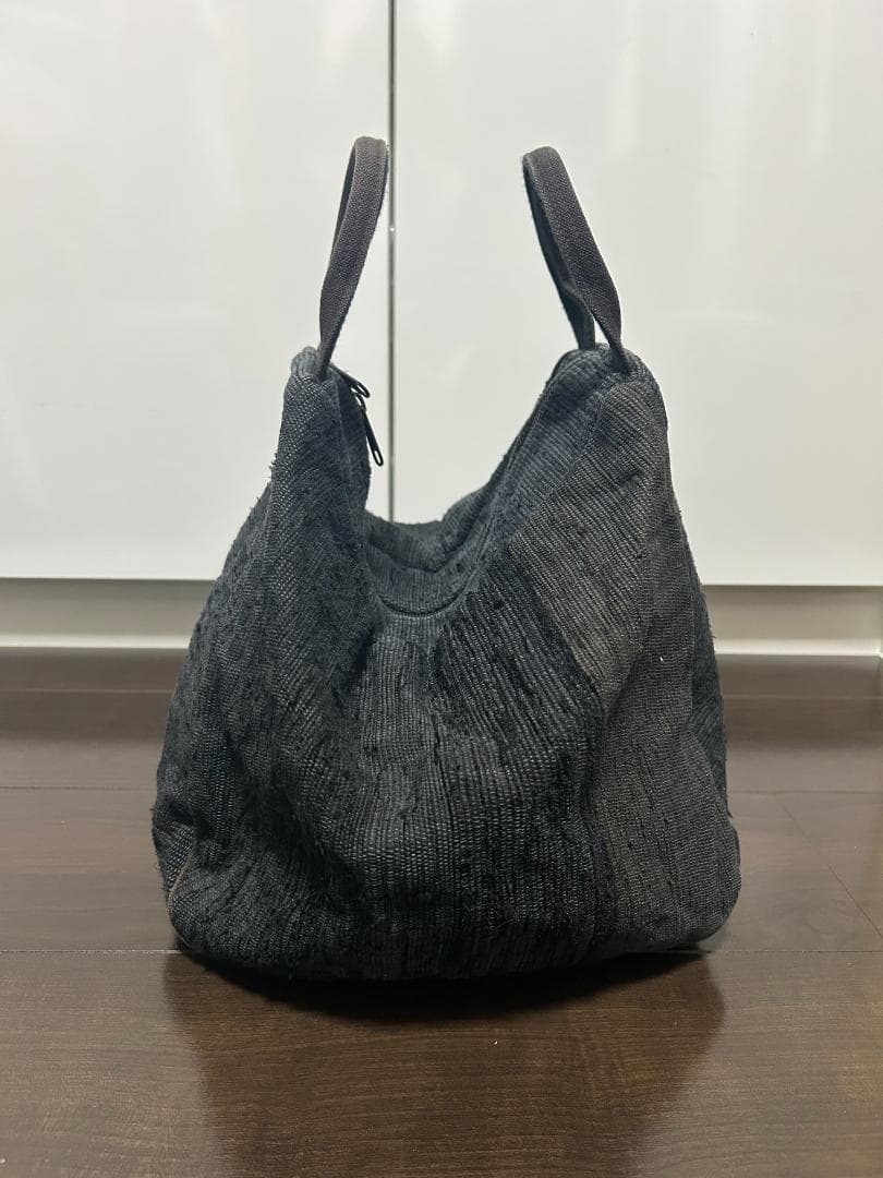 ゆずりは★野崎弘子さんの裂き織りバック