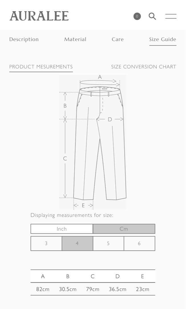 パンツ CASHMERE MOLESKIN TWO-TUCK SLACKS 4