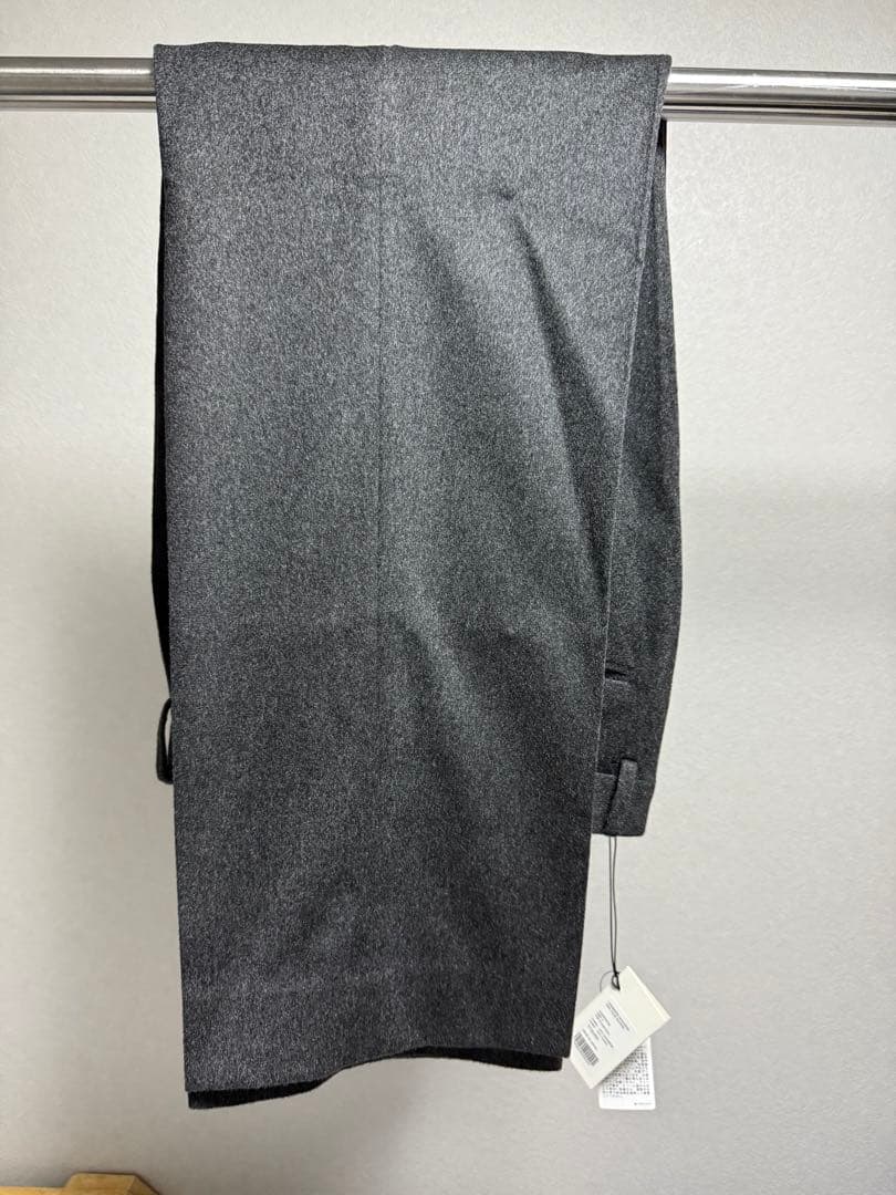 パンツ CASHMERE MOLESKIN TWO-TUCK SLACKS 4