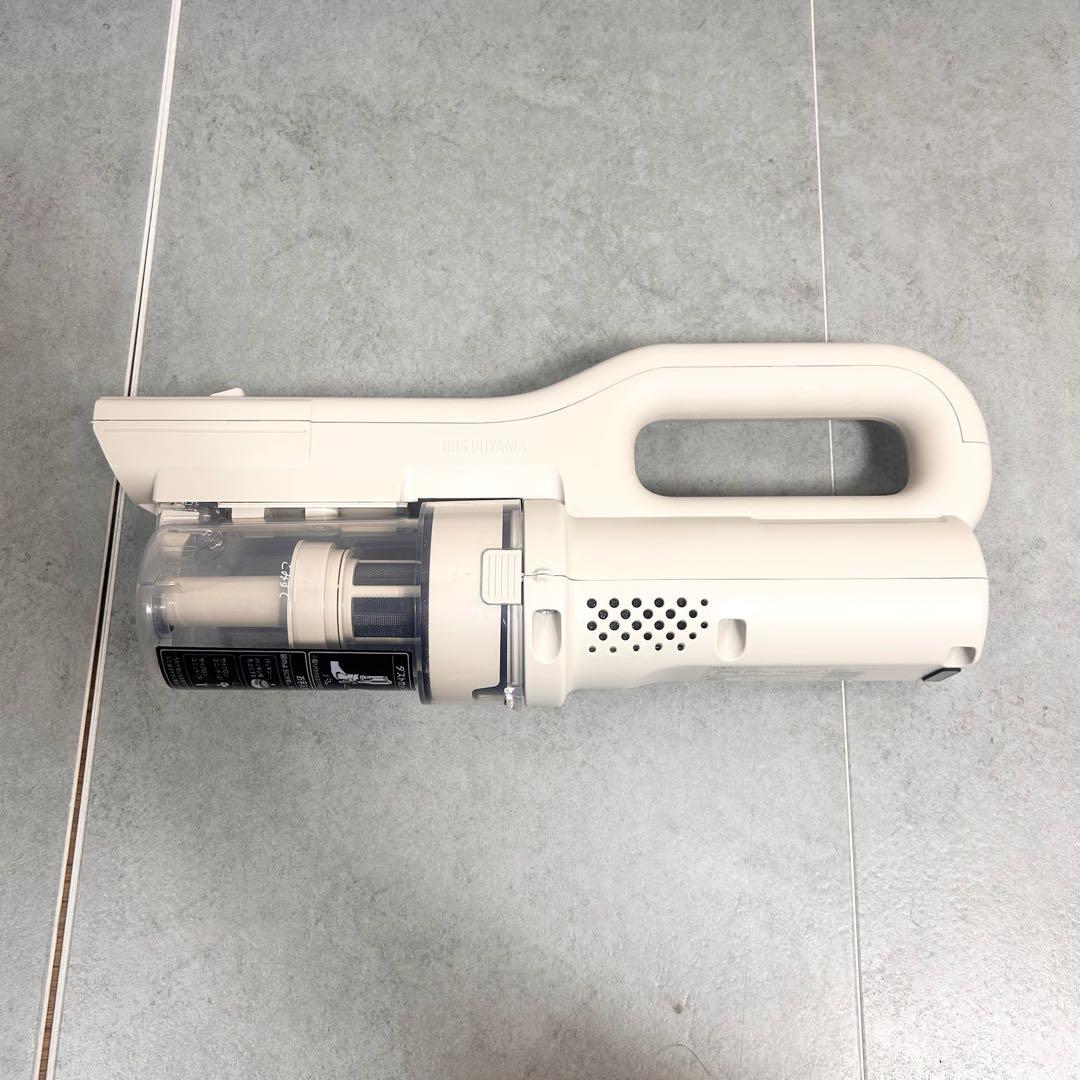 【美品】アイリスオーヤマ 充電式サイクロンスティッククリーナー