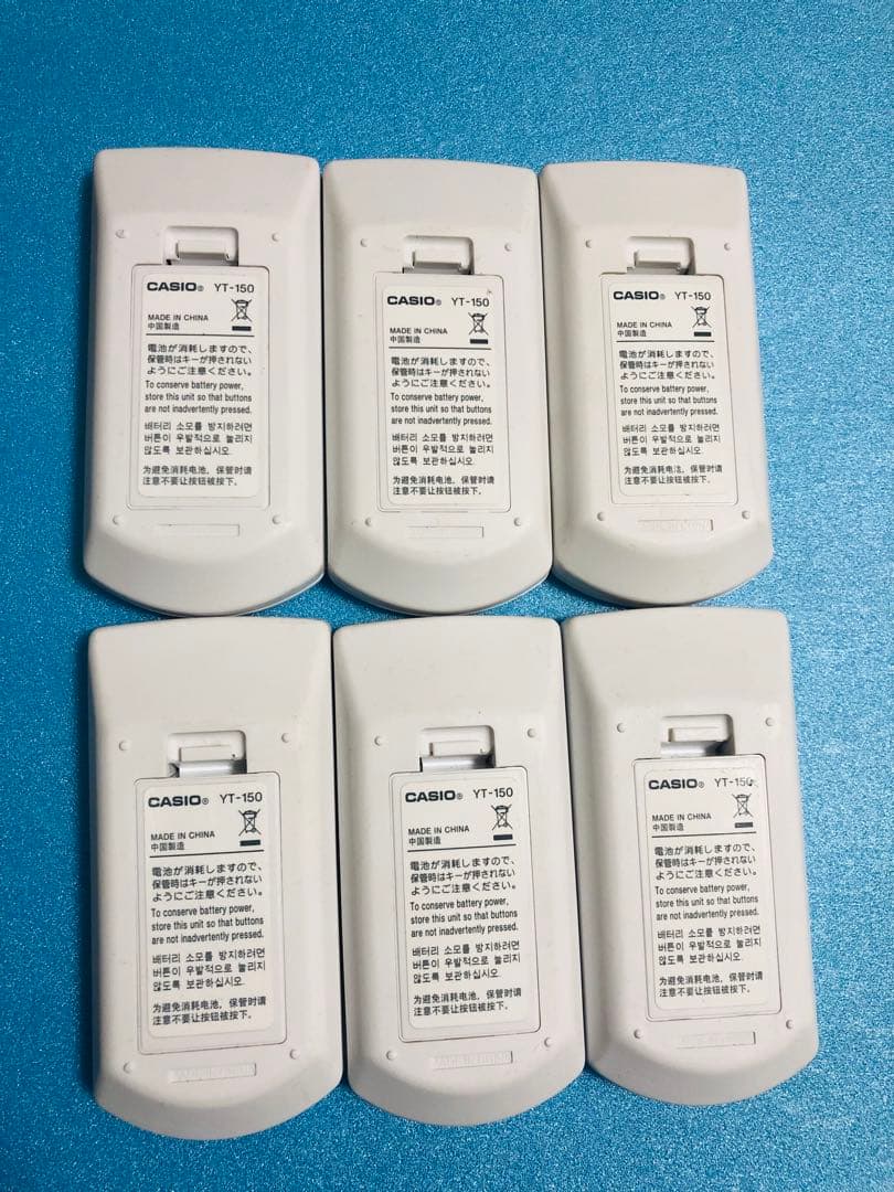 CASIO YT-150 プロジェクター用リモコン6個