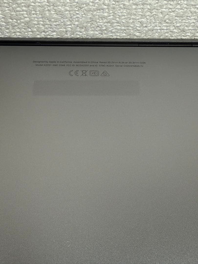 MacBook本体 MacBook Pro 13 2020 i5/16GB/1000Gb