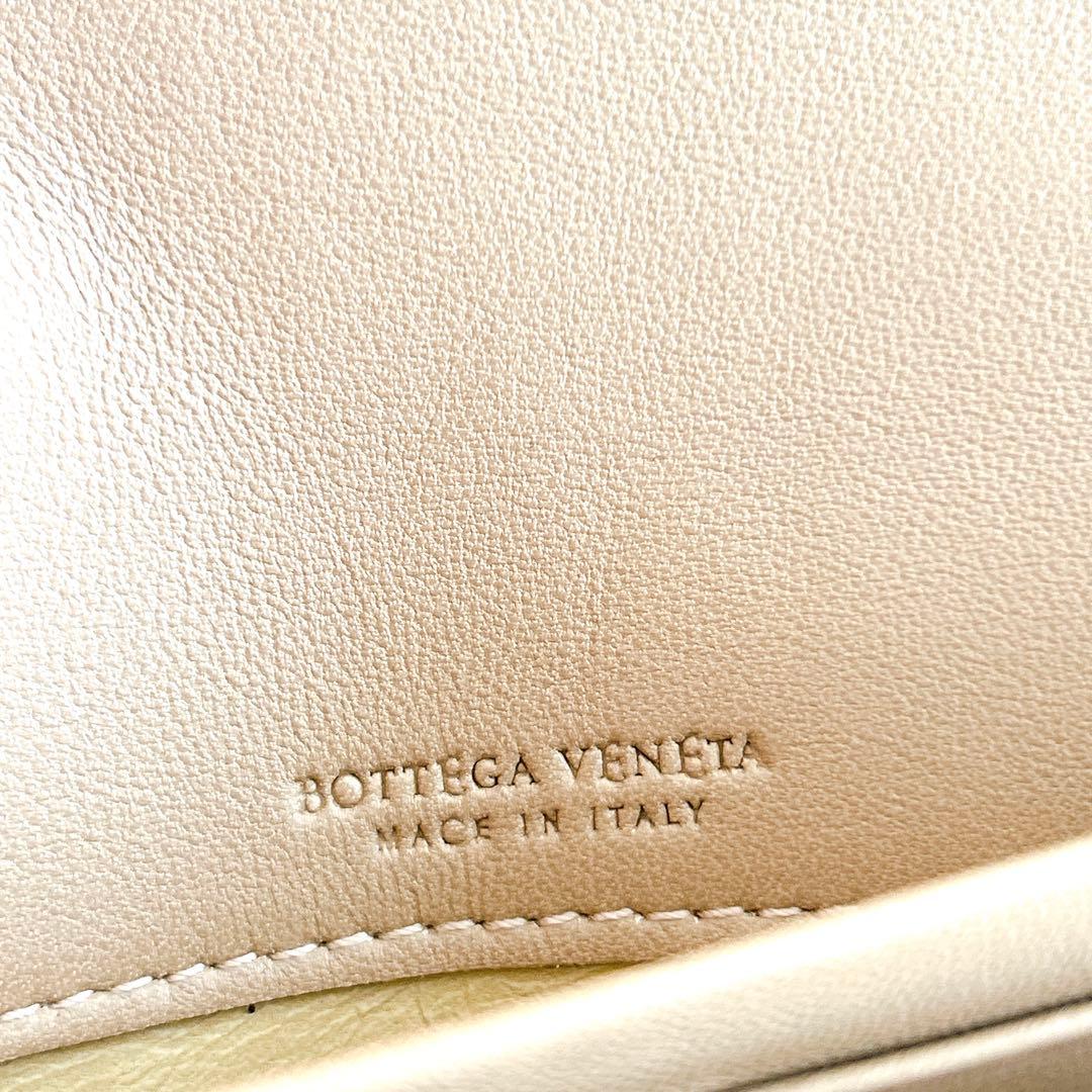 【新品未使用品】BOTTEGA VENETA イントレチャート 長財布 ベージュ