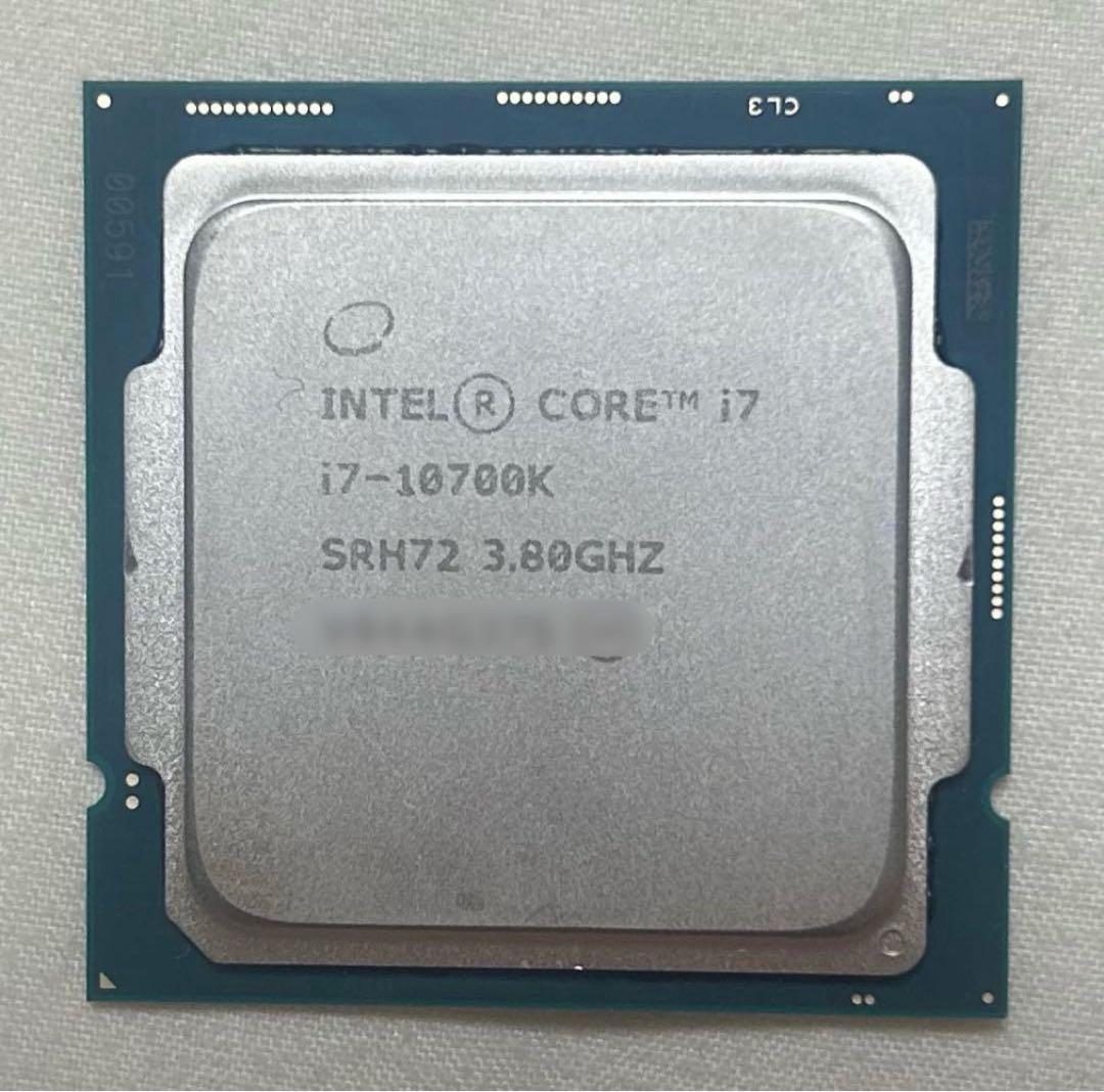 【動作確認済】CPU Intel Core i7-10700K