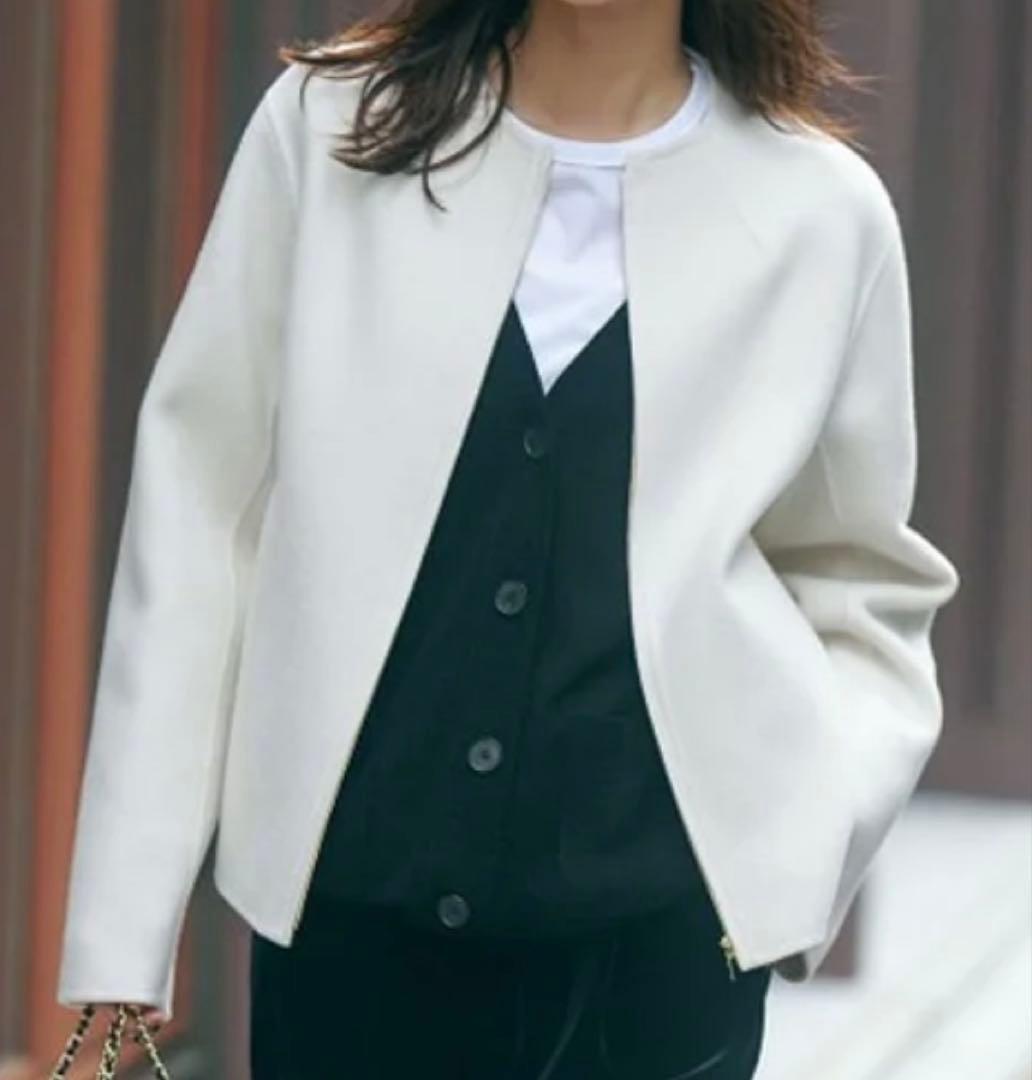 ONWARD 23区 ウールリバー ショート ブルゾン サイズ32