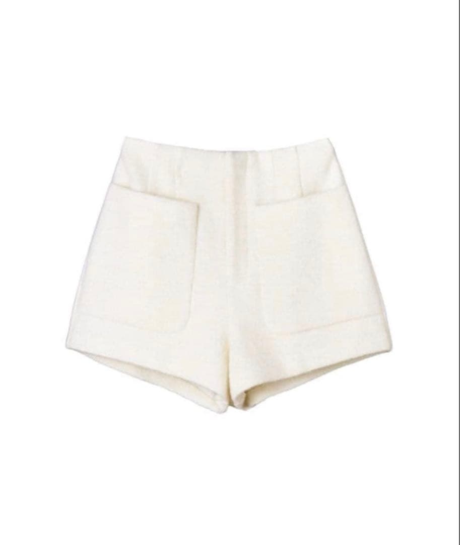 パンツ Twinkle Wool Boucle Shorts herlipto S