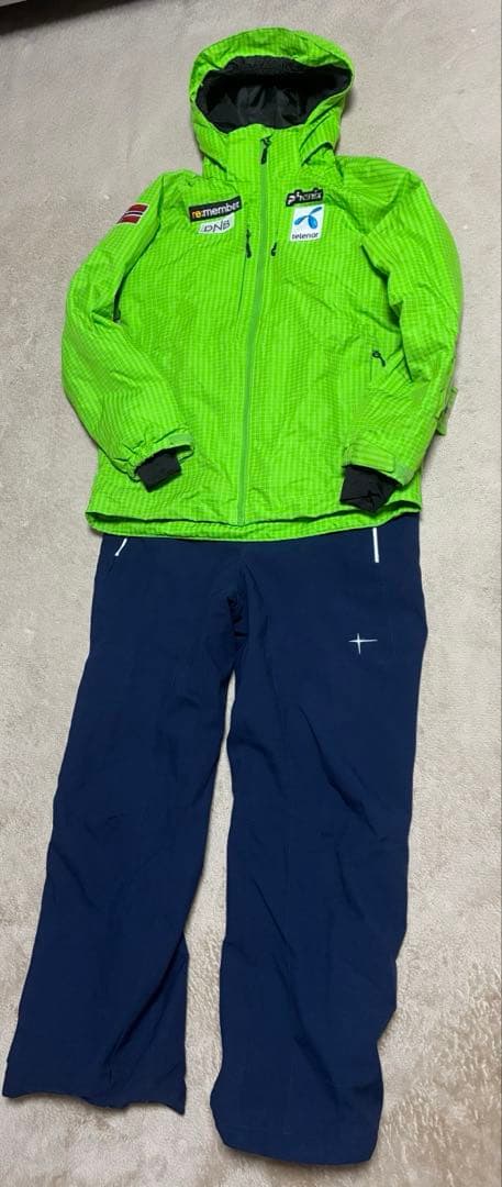 Phenix スキーウェア グリーン ネイビー　170