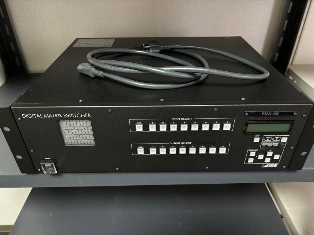 IDK FDX-08 モジュラー型デジタルマトリクススイッチャー
