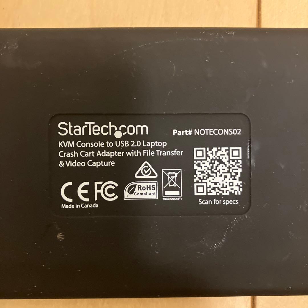 StarTech KVMコンソールアダプター NOTECONS02 - 中古