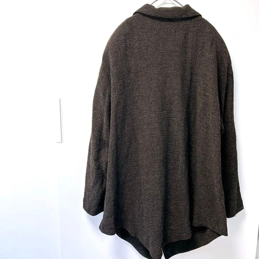 【極美品】慈雨 ジウ センソユニコ 変型ジャケット アシンメトリー L 40 黒