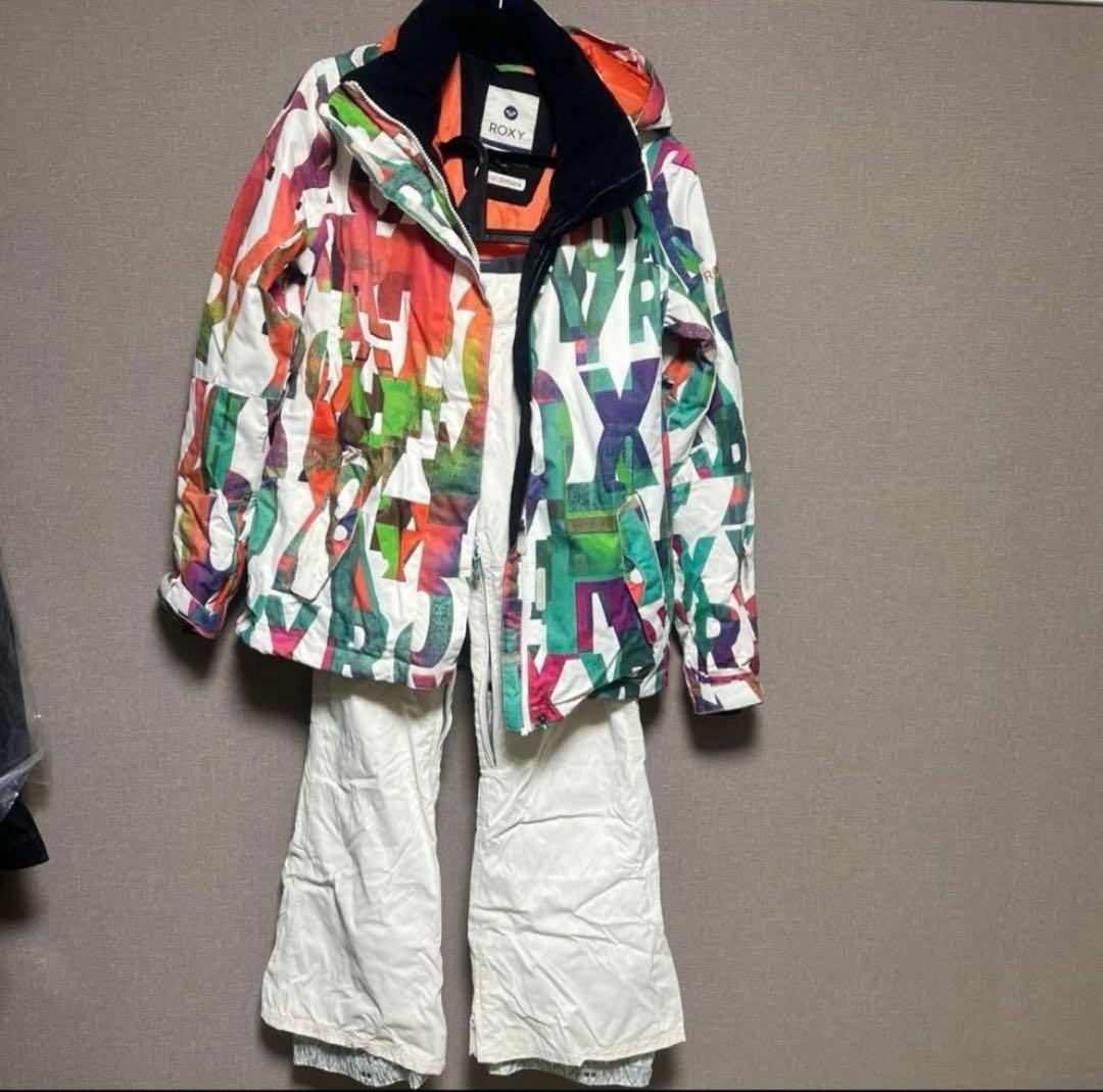 ロキシー ROXY スノーボードウェアセット M/M マルチカラー 美品