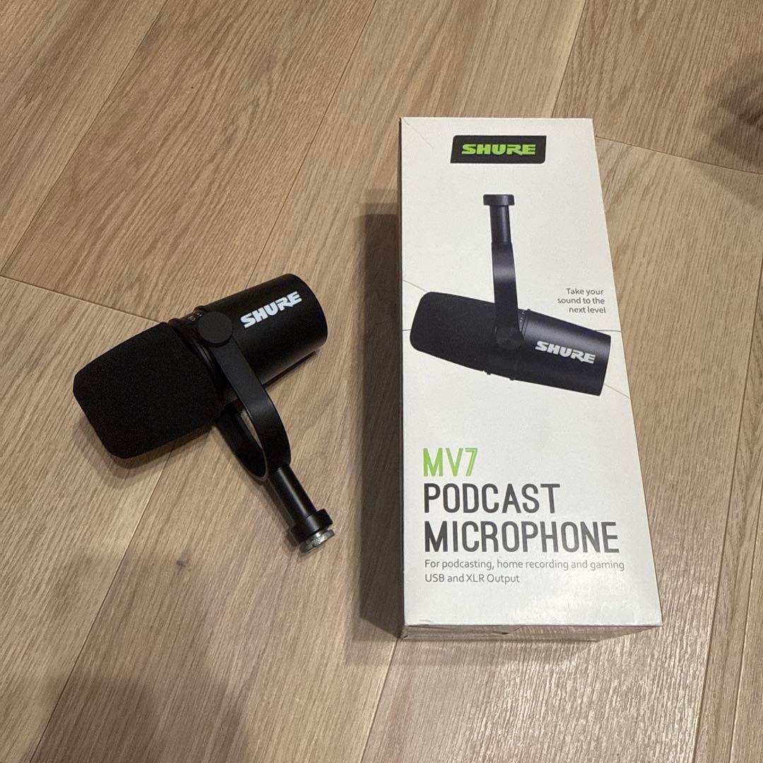 SHURE MV7 マイクロホン