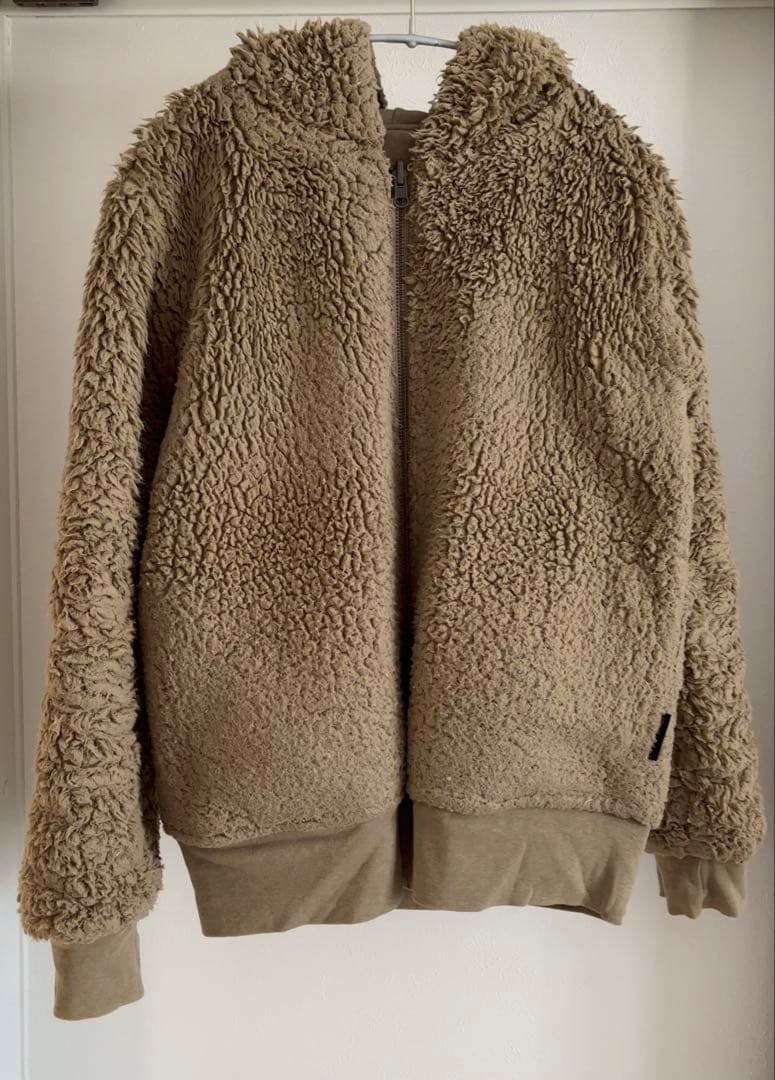 HYSTERIC フリース裏地 ジップアップパーカー