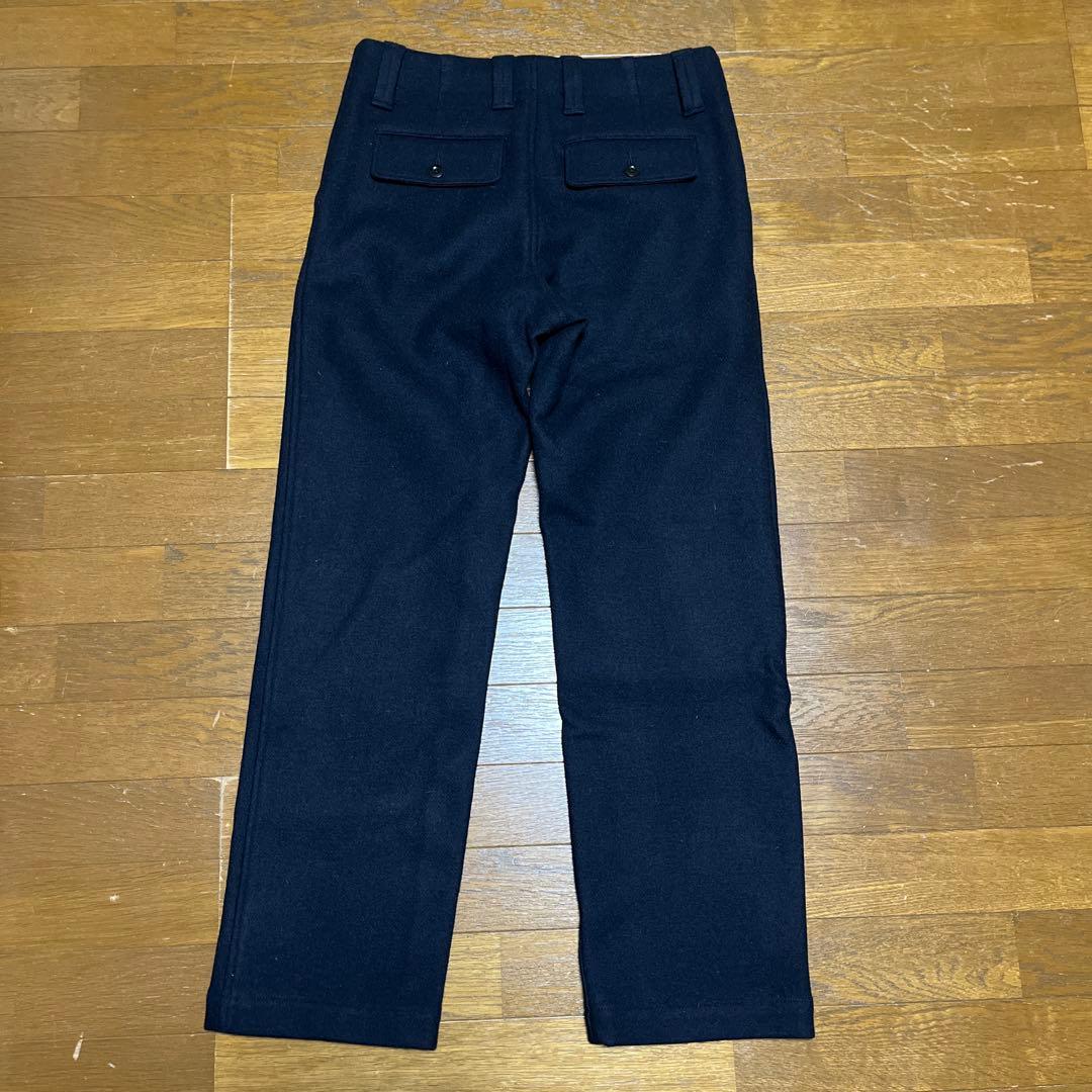 マーガレットハウエル ウールパンツ 濃紺