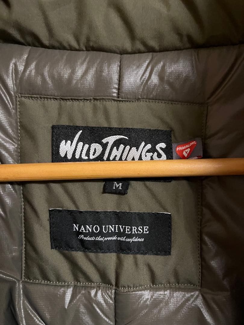 最終値下　WILDTHINGS×ナノユニバース　モンスターパーカー　プリマロフト
