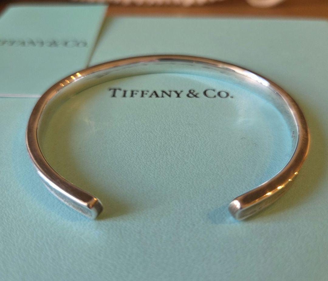 Tiffany＆Co. シルバー ナロー 1837 カフバングル